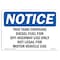 Signmission Sign, 7" H, 10" W, Rigid Plastic, This Tank Contains Diesel Fuel For Off-Highway Sign, Landscape OS-NS-P-710-L-18664 - alternate 1